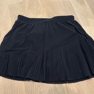 Spanx pleated skirt size large black